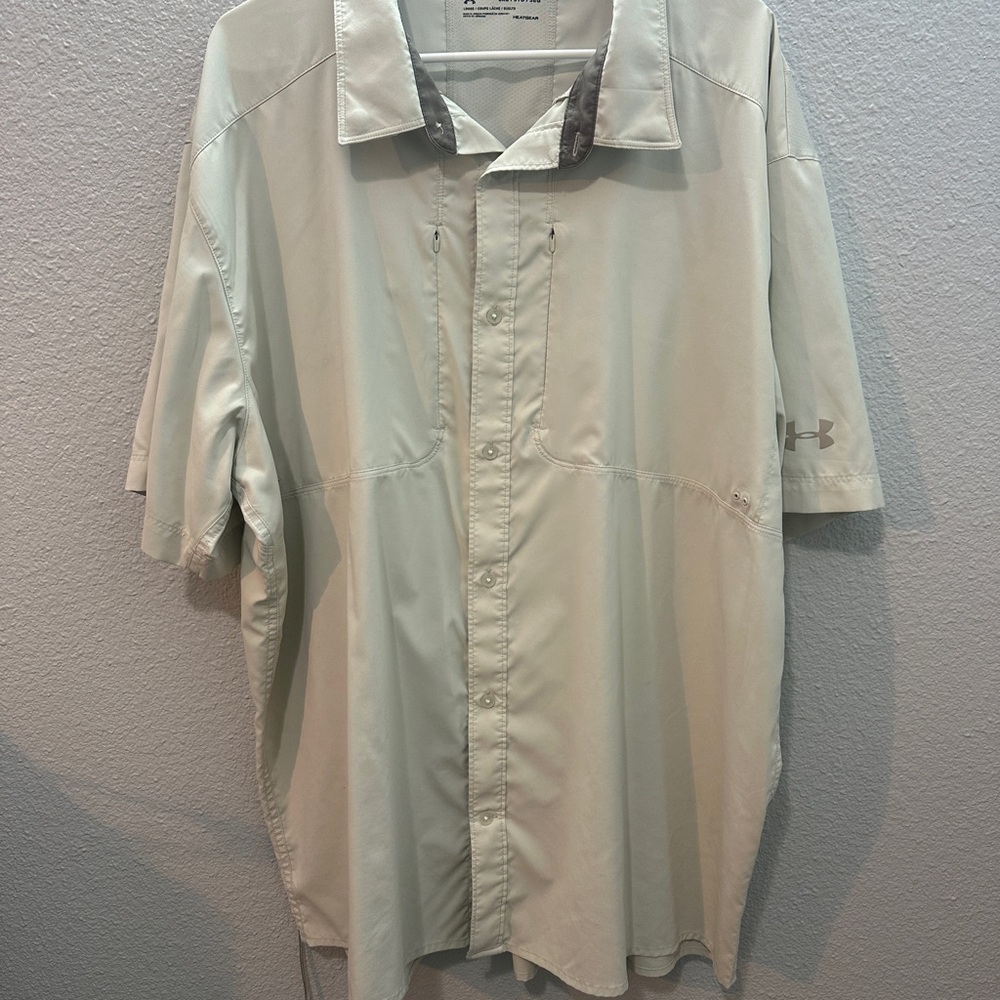 Under Armour Cream Polo Shirt